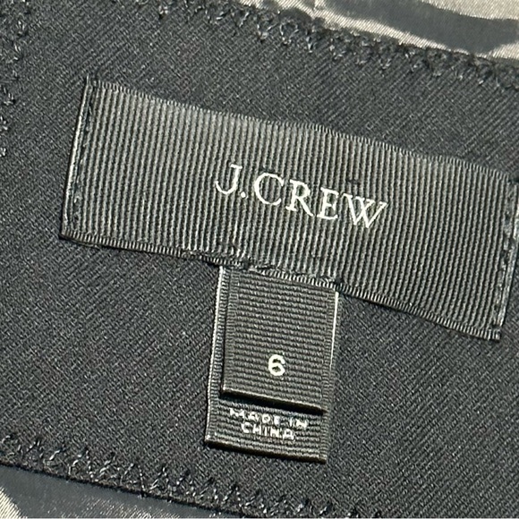 J Crew Black All Season Cotton Bi-Stretch  One Button Closure Blazer Jacket - Picture 9 of 13